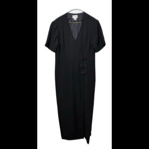 Vtg Oriental Wrap Dress ULTRA New York  Sz 12